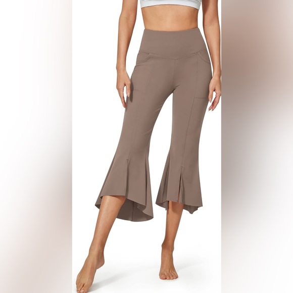 Pants - Women's Tan Flared Pants